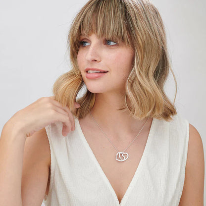 Love Locked Pendant Necklace Symbol of Forever