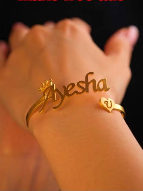 Personalized Love Name Bangle