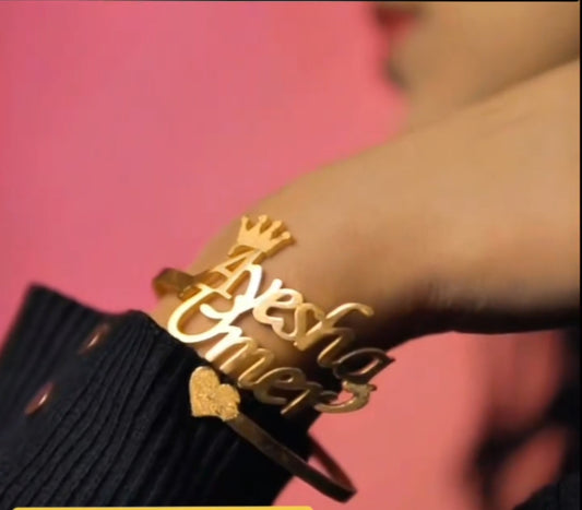 Personalized Love Name Bangle
