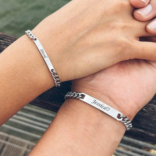 ENGRAVE COUPLE BRACELETS