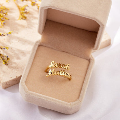 Signature Name Ring